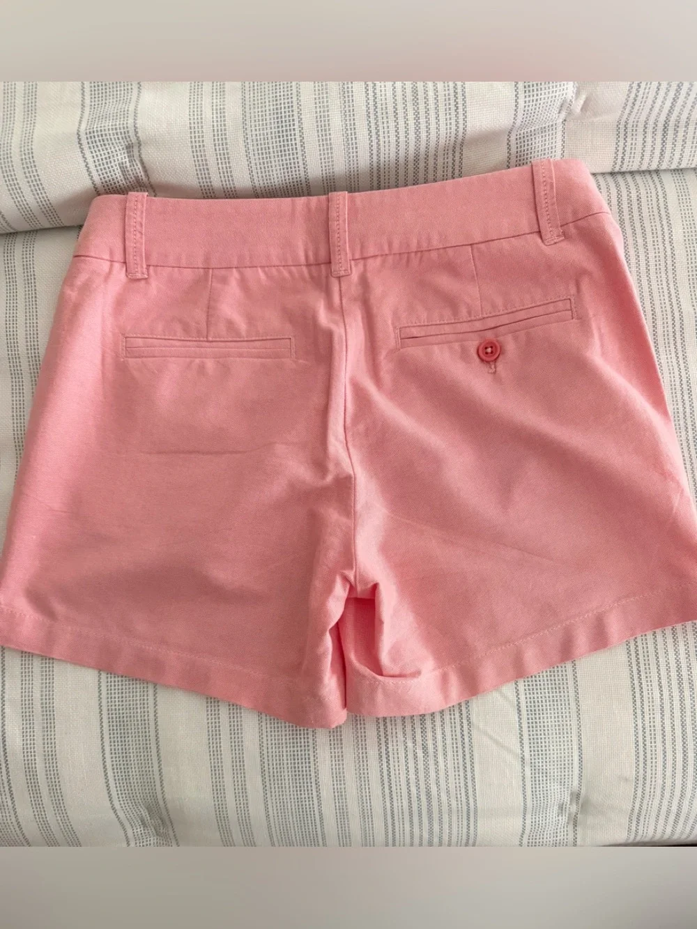 J. Crew Pink Cotton Blend Bermuda Shorts
